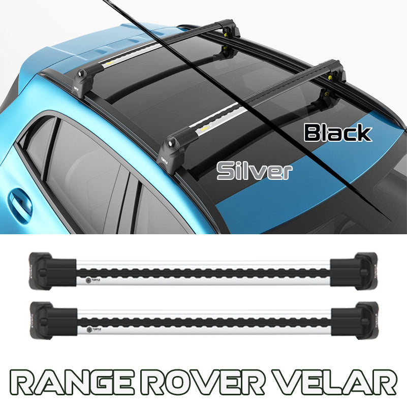 Range Rover Velar Roof Rack Bars For Vehicles With Flush Roof Rails Silver Range Rover Velar Roof Rack Bars For Vehicles With Flush Roof Rails Silver